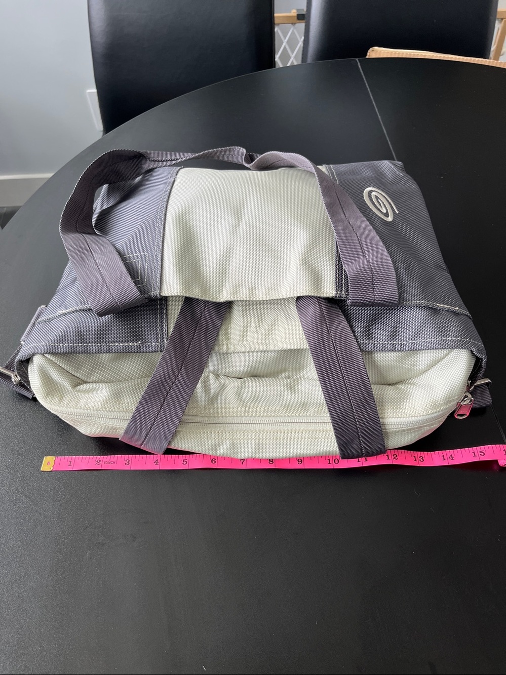 Timbuk2 Tote Bag, Gray and Stone color, with Adjustable straps, Used - Picture 5 of 17